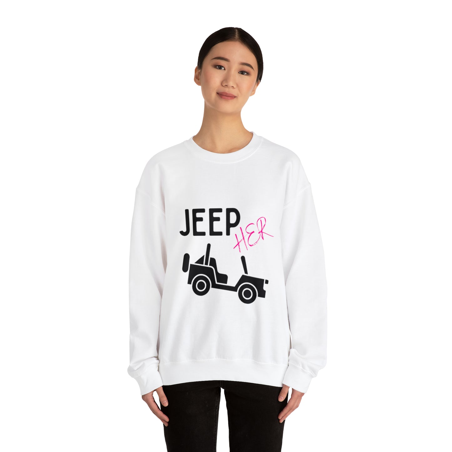 Jeep HER Unisex Heavy Blend™ Crewneck Sweatshirt