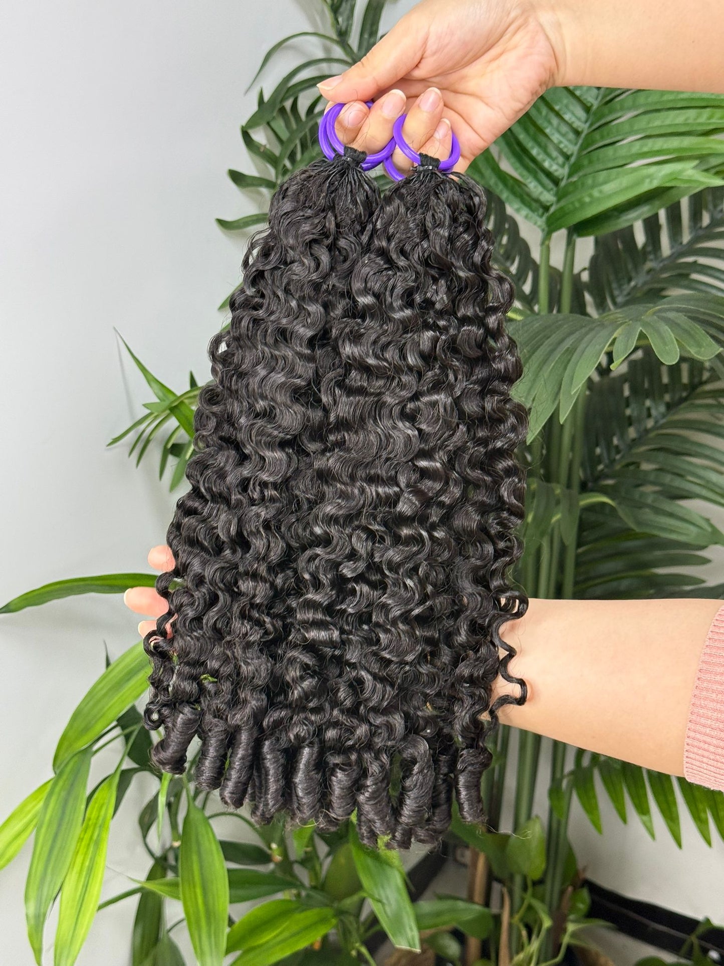 Feather Crochet Human Hair